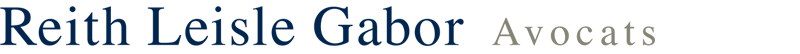 Logo: Reith Leisle Gabor Avocats