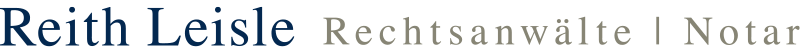 Logo: Reith Leisle Rechtsanwälte | Notar